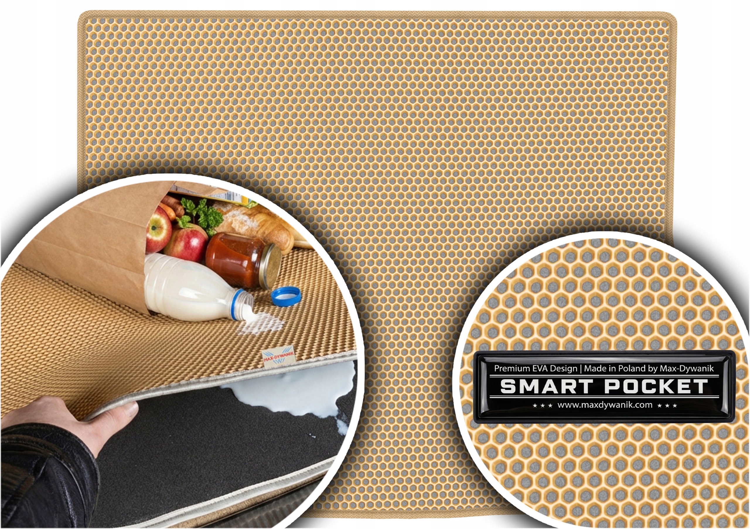 Subaru Forester III 2008-2013 Vložka do batožinového priestoru Eva Smart Pocket Bežová
