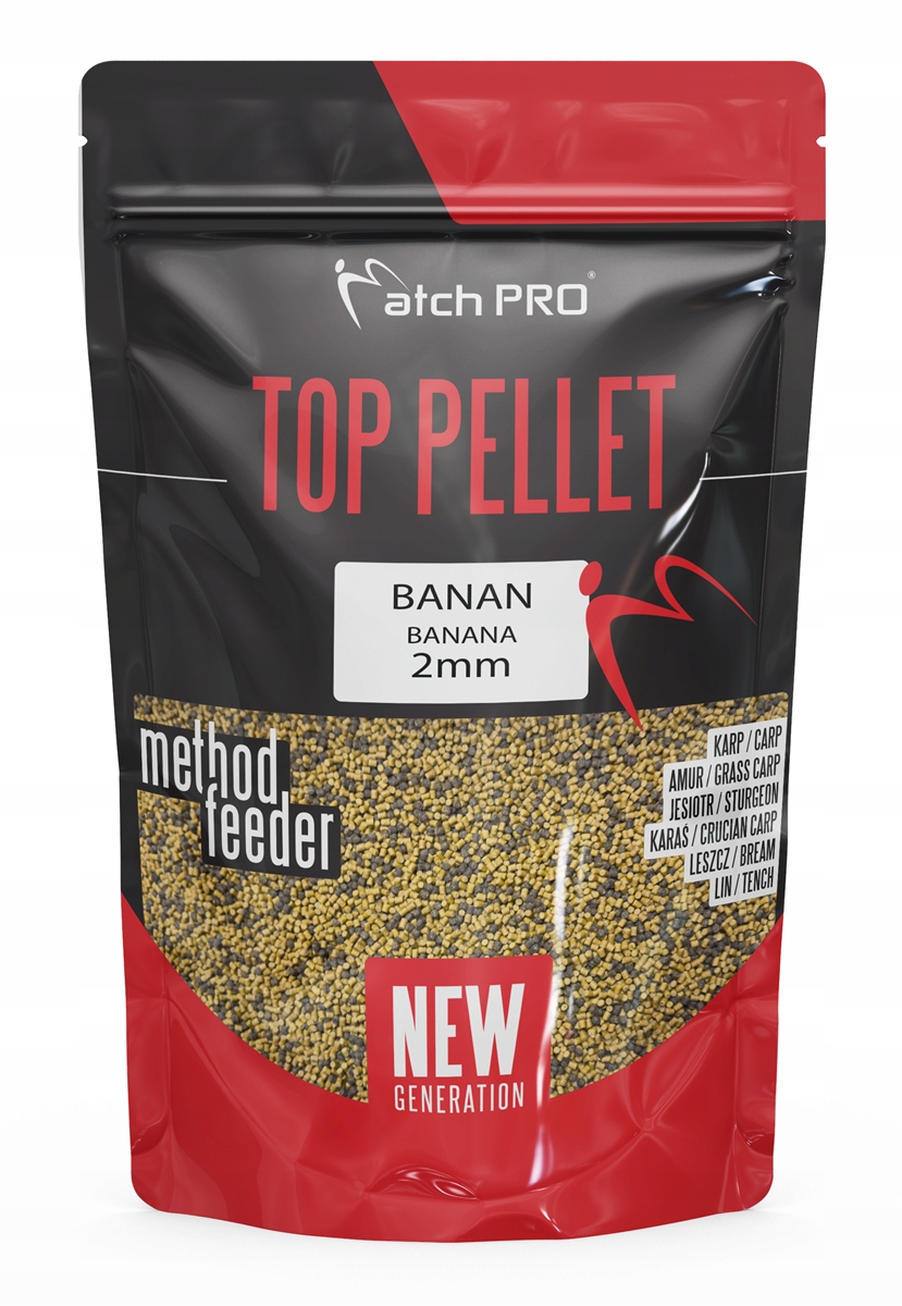 Pellet Top Banan 2mm 700g Match Pro