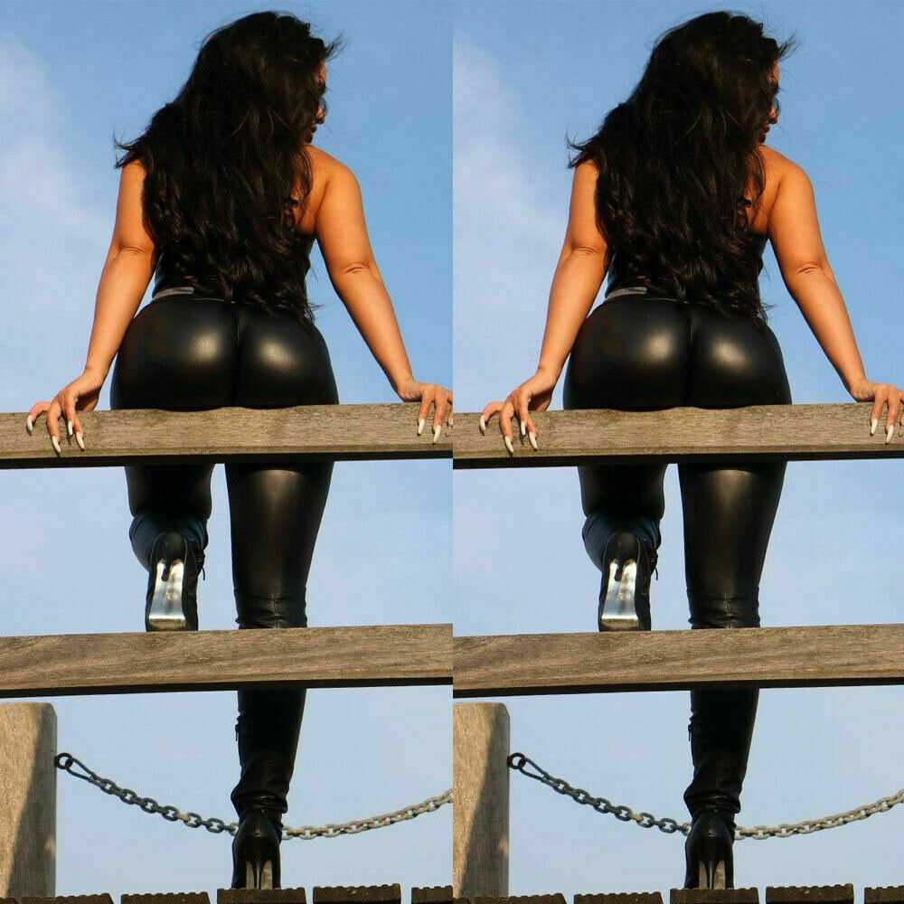 LEGINSY SKÓRA RURKI LATEX GETRY SPODNIE LATEKS 2XL