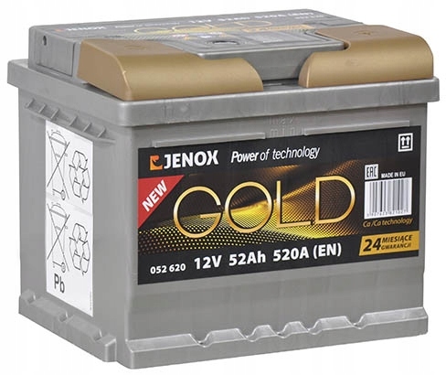 052620 - Акумулятор Jenox Gold 12V 52ah 520A