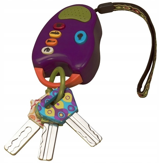 

B.toys Funkeys Zestaw Kluczy Z Pilotem Fioletowy