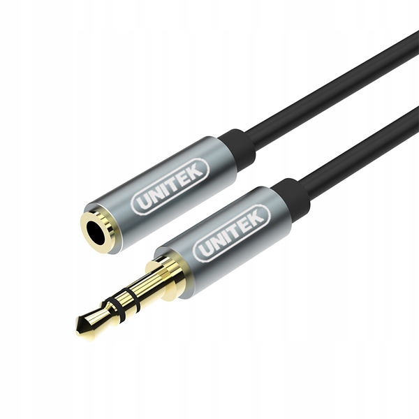 Unitek przewód miniJack 3,5mm (M)- 3,5mm (f) 1M