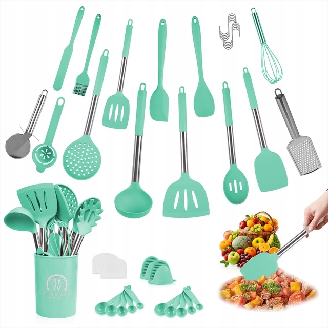 Silikonové kuchyňské náčiní Sada kuchyňského náčiní Akcesoria 45 sada