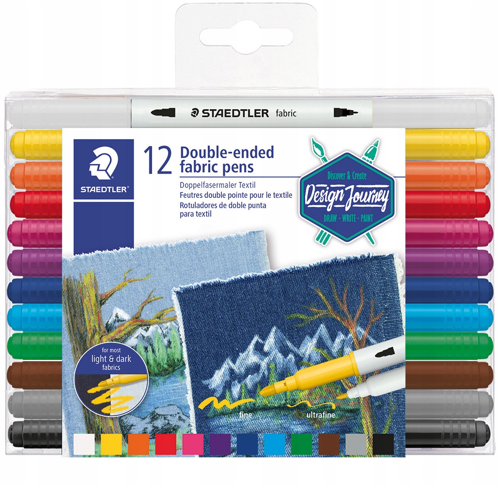 Staedtler Design Journey Fixy Na Textil 12 K