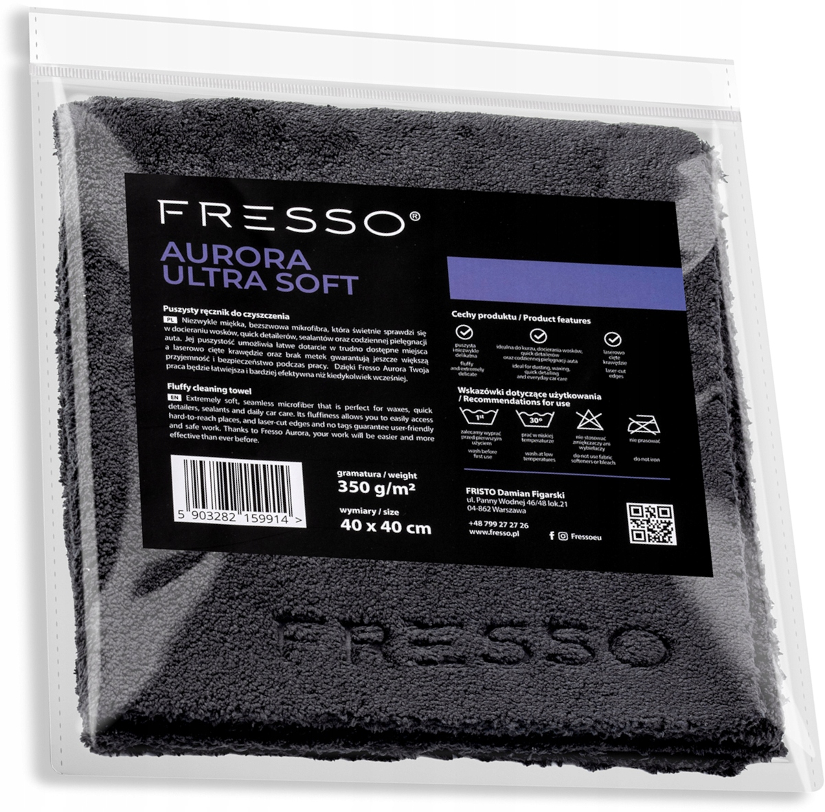 

Fresso Aurora Ultra Soft Miękka Mikrofibra 40x40cm