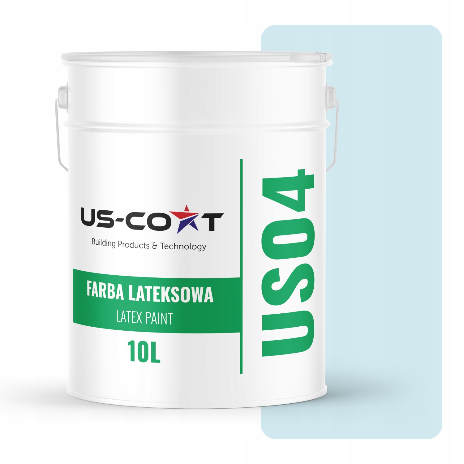 Barva Bílá Zlomená Do Modré Barvy H0378 10L Mat Na Stropní Stěnu