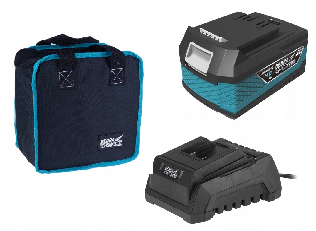 DEDRA KLUCZ UDAROWY AKUMULATOROWY 18V 450Nm 1/2'' 4.0Ah ZESTAW ZASILAJĄCY Marka Dedra