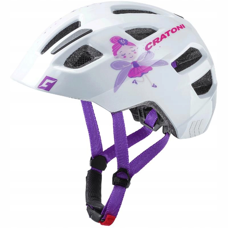 Cratoni Přilba Maxster Fay bílá lesk 2020 S-m (51-56 cm)