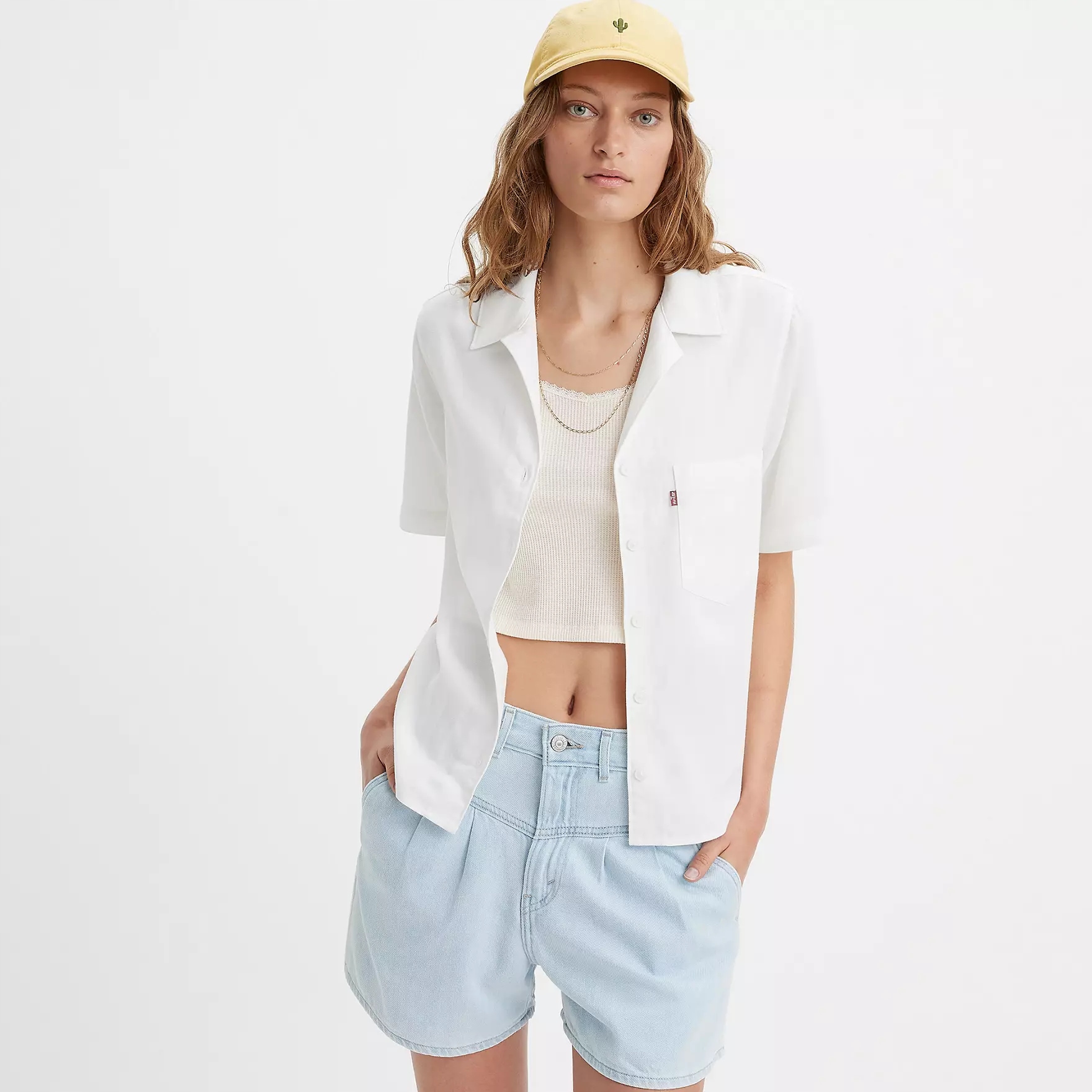 Dámská bílá košile Levi's Joyce Resort Shirt velikost Xs