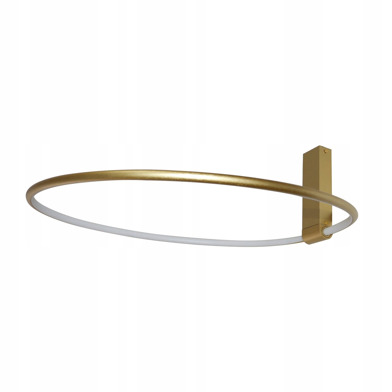 Plafon złoty ring do salonu Led Vincent 59cm szerokości, 35W AZzardo