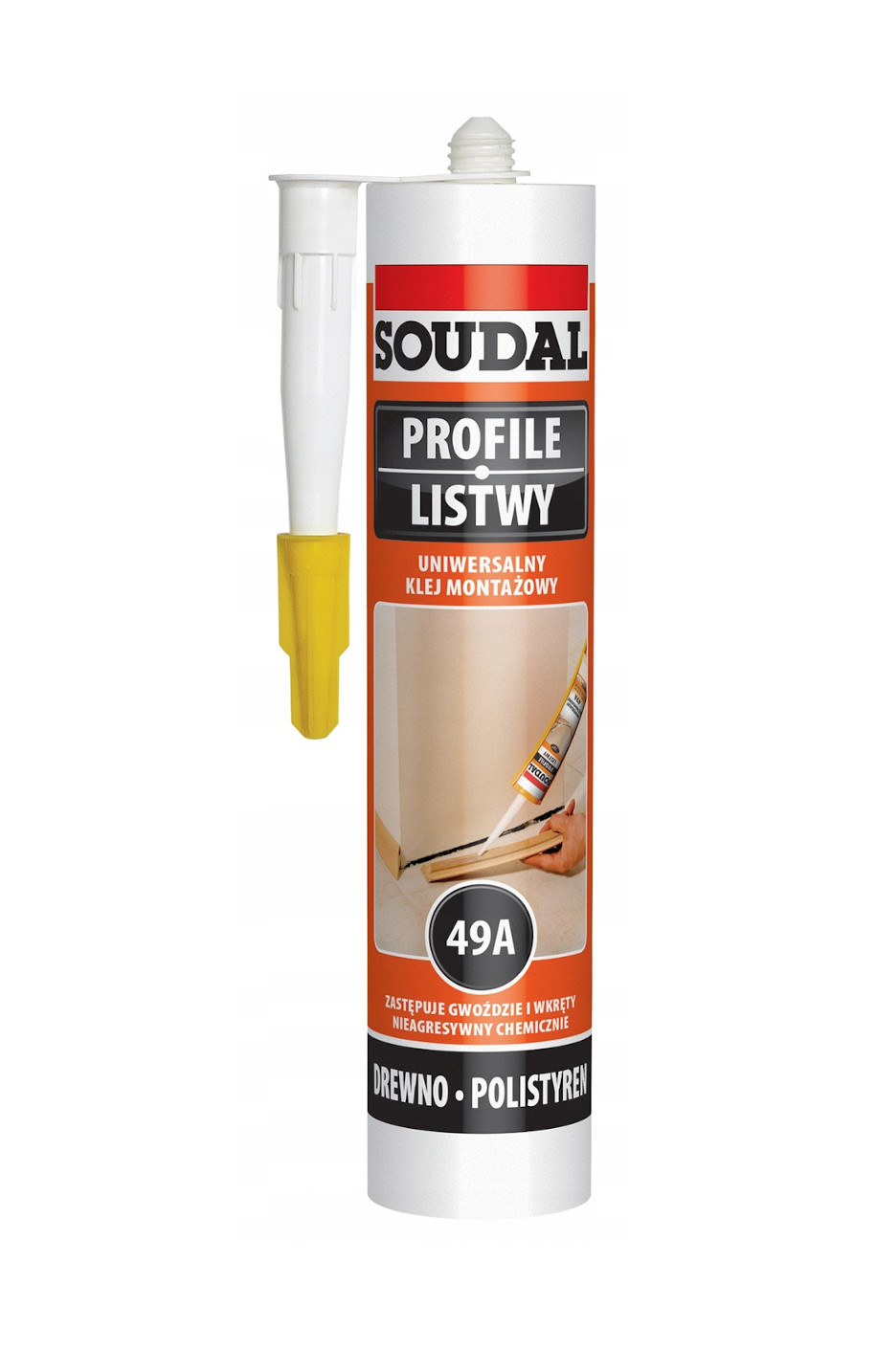 

Soudal Klej Montażowy 49A Profile Listwy