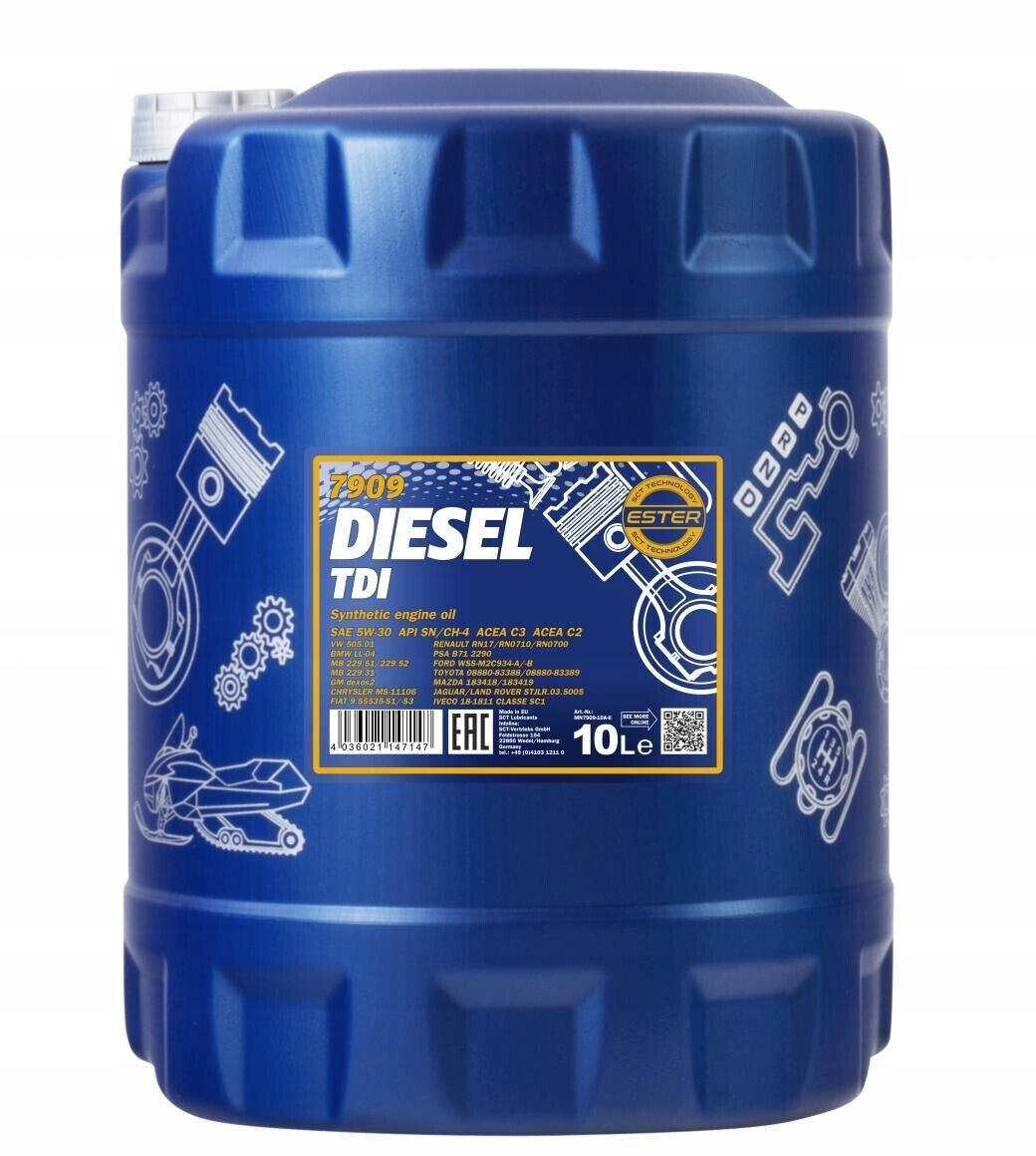 

Olej Silnikowy Mannol Diesel Tdi 5w30 10L 7909