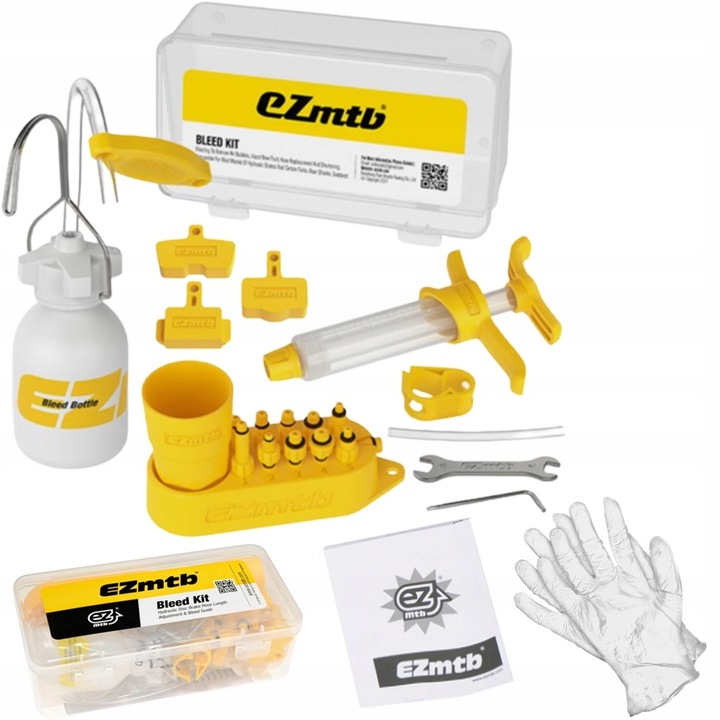 MEGA ZESTAW ODPOWIETRZANIA HAMULCÓW SHIMANO TEKTRO