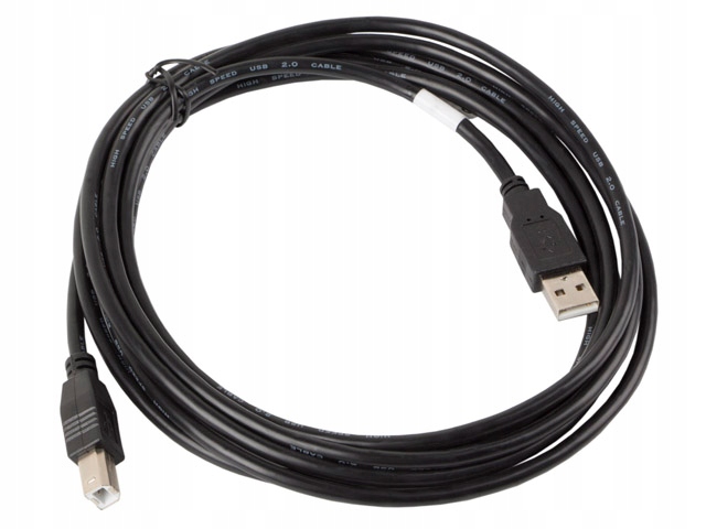 

Kabel Usb-a(m)->usb-b(m) 2.0 3M Czarny Lanberg