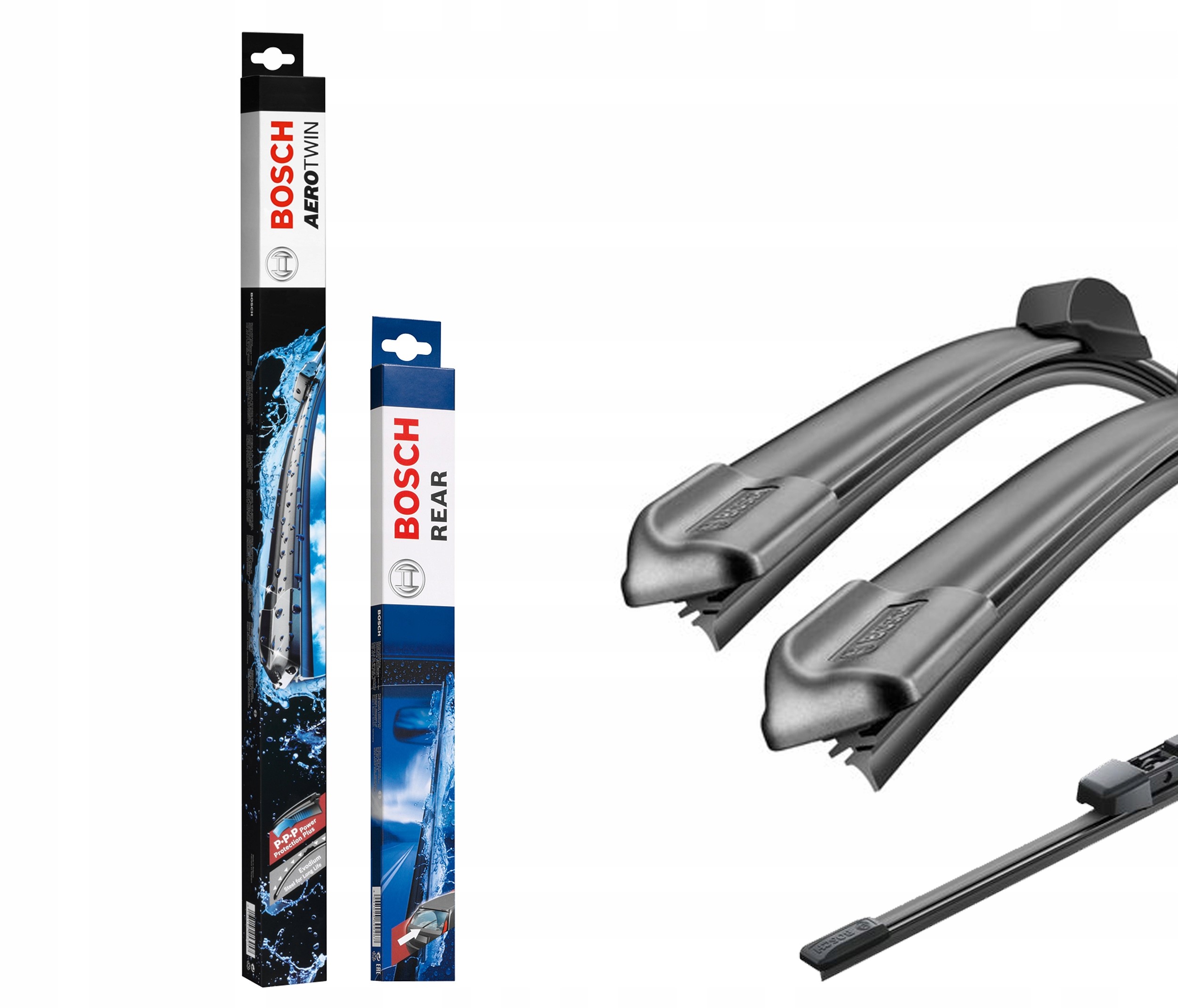 Wycieraczki przód tył Bosch aero twin Vw T-roc od 12.2022