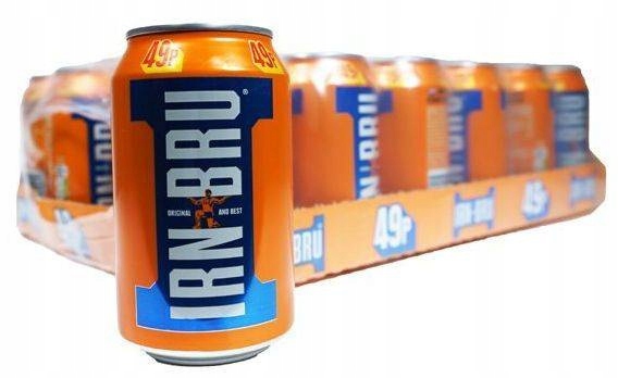 Irn Bru Sycený Nápoj Originální nápoj 24 x 330 ml