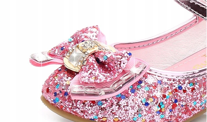 BUTY KSIĘŻNICZKI CZÓŁENKA RÓŻOWE DO STROJÓW SUKIENEK BALOWYCH 29 Marka MixParty