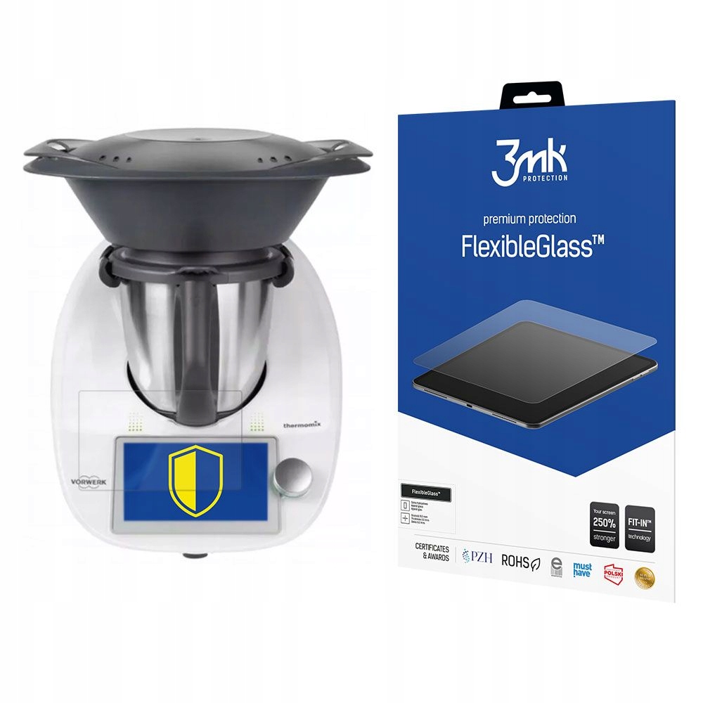 Szkło hybrydowe na ekran do Thermomix TM6 3mk FlexibleGlass