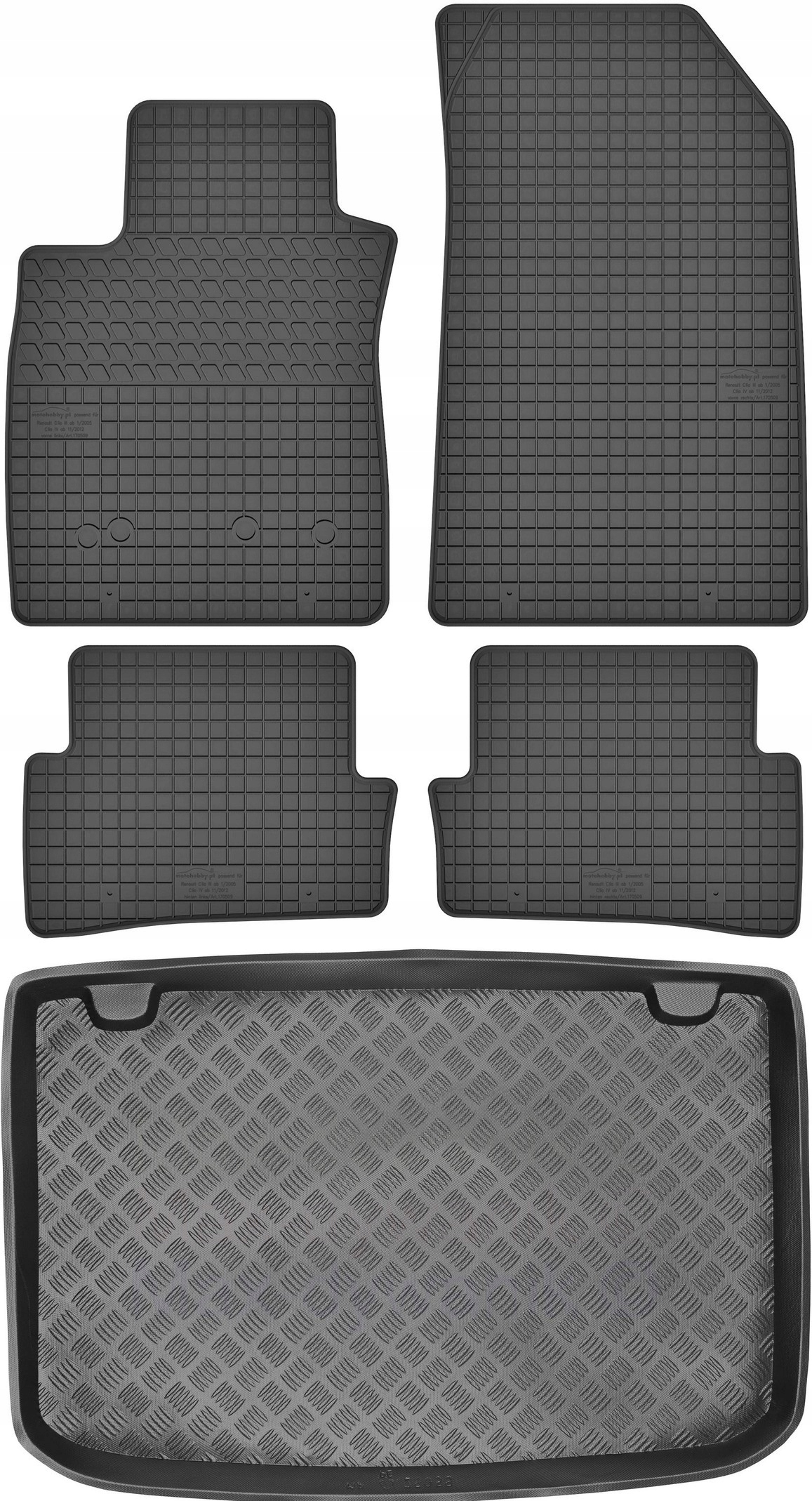 

Renault Clio IV Hb 5D 2012-2019 Dywaniki mata