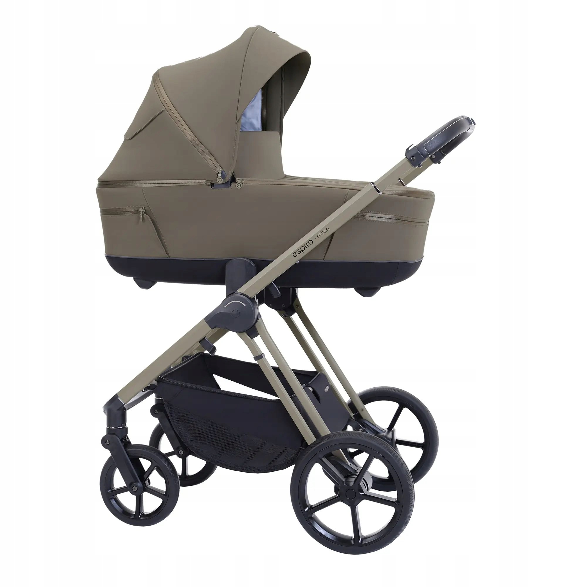 ESPIRO MILOO WÓZEK 4w1 209 CHARMING TOUCH BUZ PRO BAZA OBROTOWA 360 Szerokość produktu 59 cm