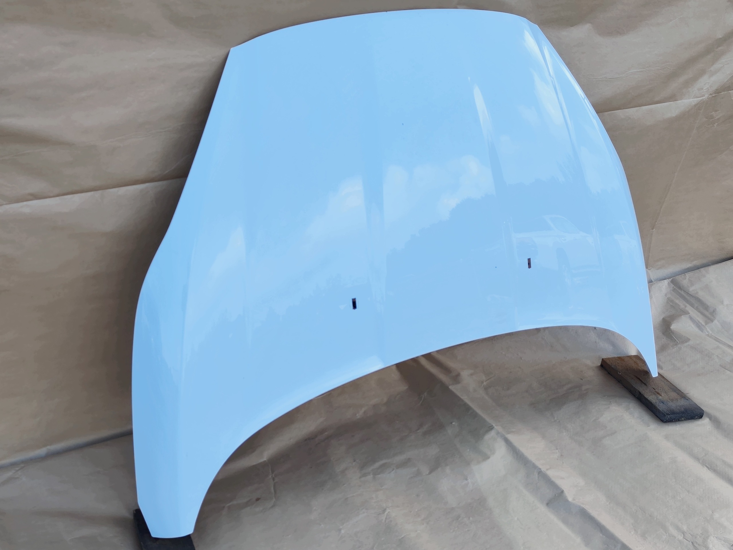 FORD FIESTA MK7 LIFT 2012-2017 bonnet front FROZEN WHITE original