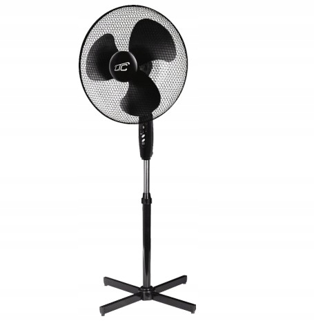 Podlahový Ventilátor 40 CM Černý