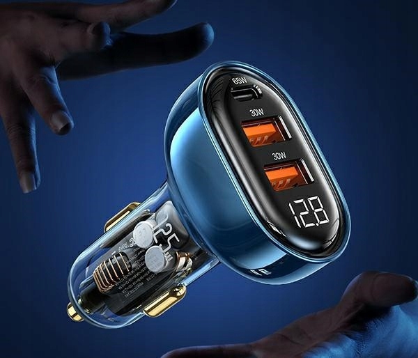 ŁADOWARKA SAMOCHODOWA USAMS 2XUSB+USB-C 80W FAST CHARGE CZARNY US-CC159 Producent inny