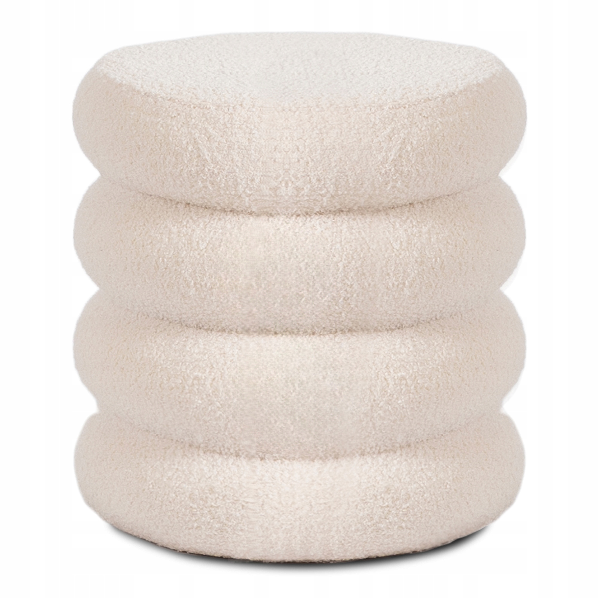 Taburet Sedátko do předsíně pro toaletní stolky Teddy Puf Krémová Rossa