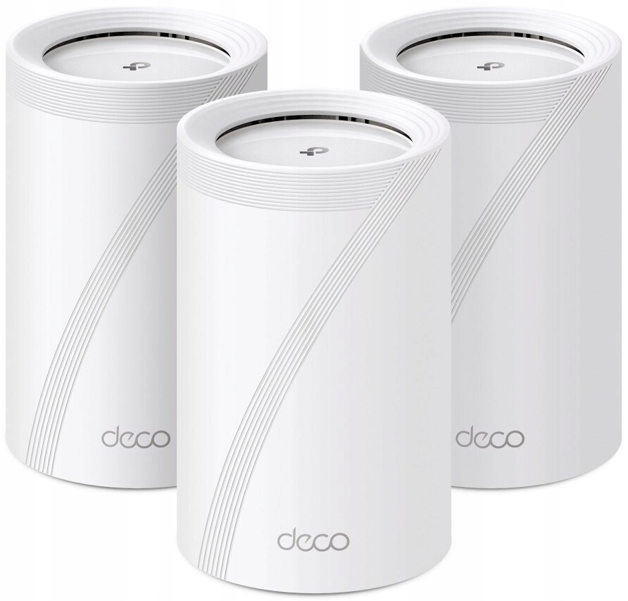 Sada 3 kusů TP-Link Deco BE65 Wi-Fi 7 Mesh Wlan Tri-Band 6G 320 MHz