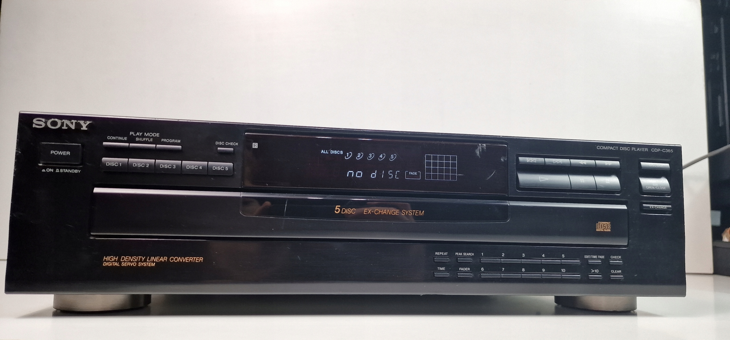 SONY odtwarzacz CD player CDP C 365 CDP-C365 Model CDP-C365