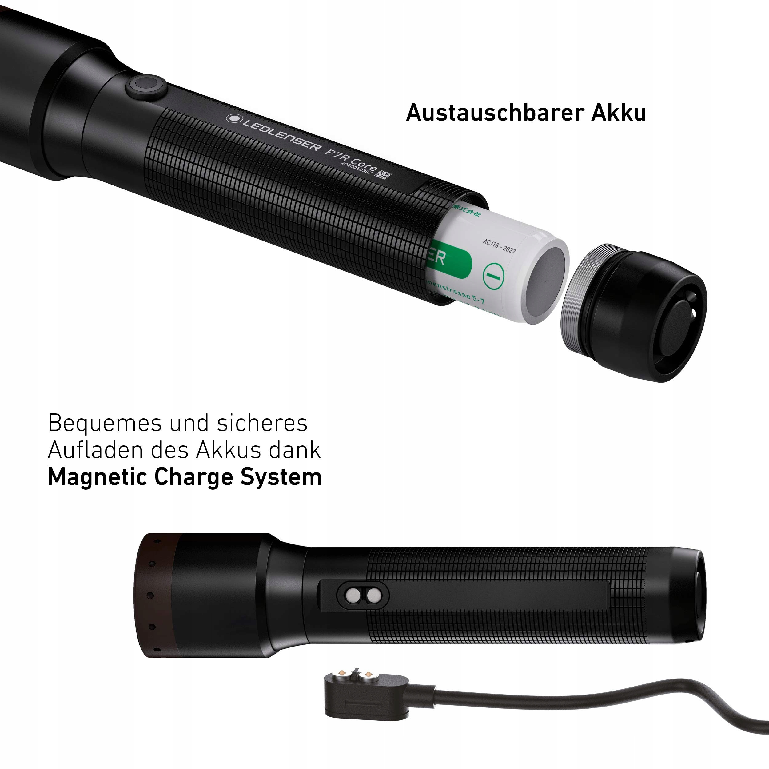 LEDLENSER P7R Core Latarka LED 1400 Lumen Akumulator Wodoodporna — miniatura 4