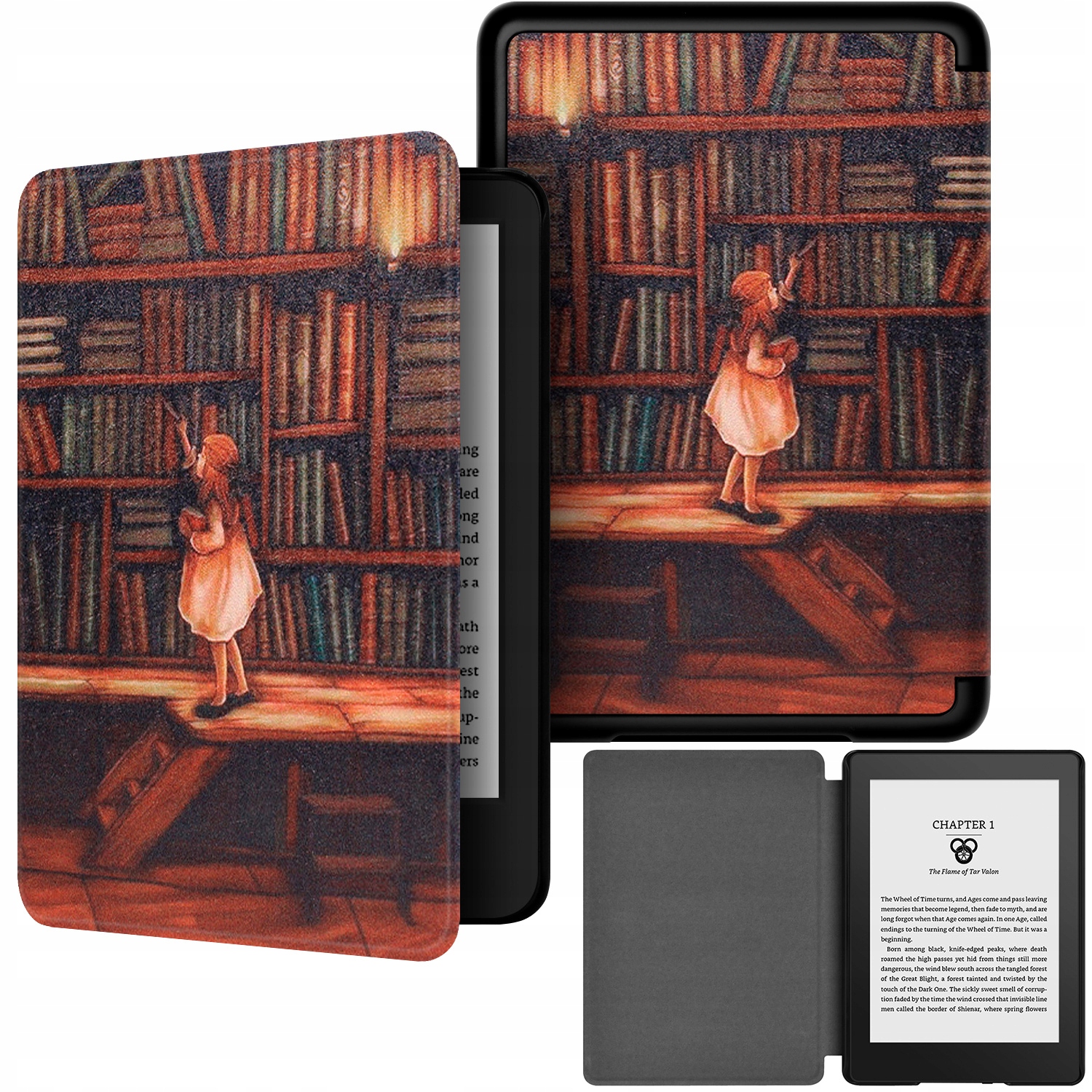 Pouzdro Grafické pro Kindle Paperwhite 6/ Colorsoft/ Signature Ed. 2024 7" x3