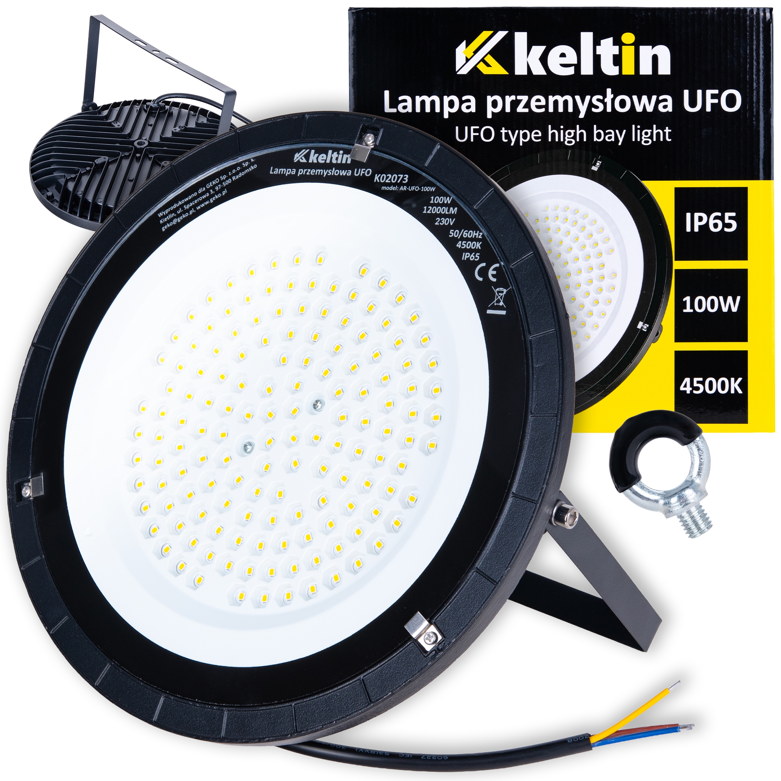 Led Průmyslová Lampa Ufo High Bay 100W 12000LM 4500K IP65