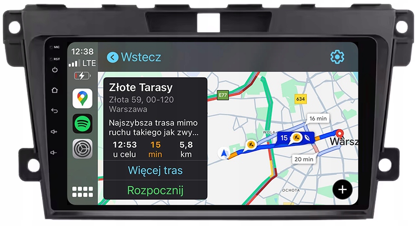 Mazda CX-7 Android Carplay Navigace Rádio 8GB/128GB Dsp