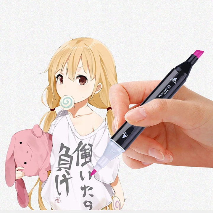 MARKERY ALKOHOLOWE PRO ZESTAW 40 SZT TOUCH + TORBA Kod producenta 5903772586695