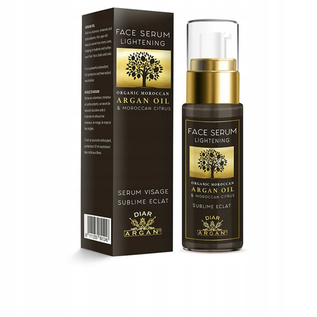 Sérum na obličej Diar Argan 30 ml Rozjasňovač