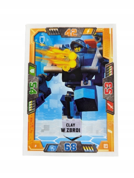 Karta Lego Nexo Knights Seria 2 Numer 002