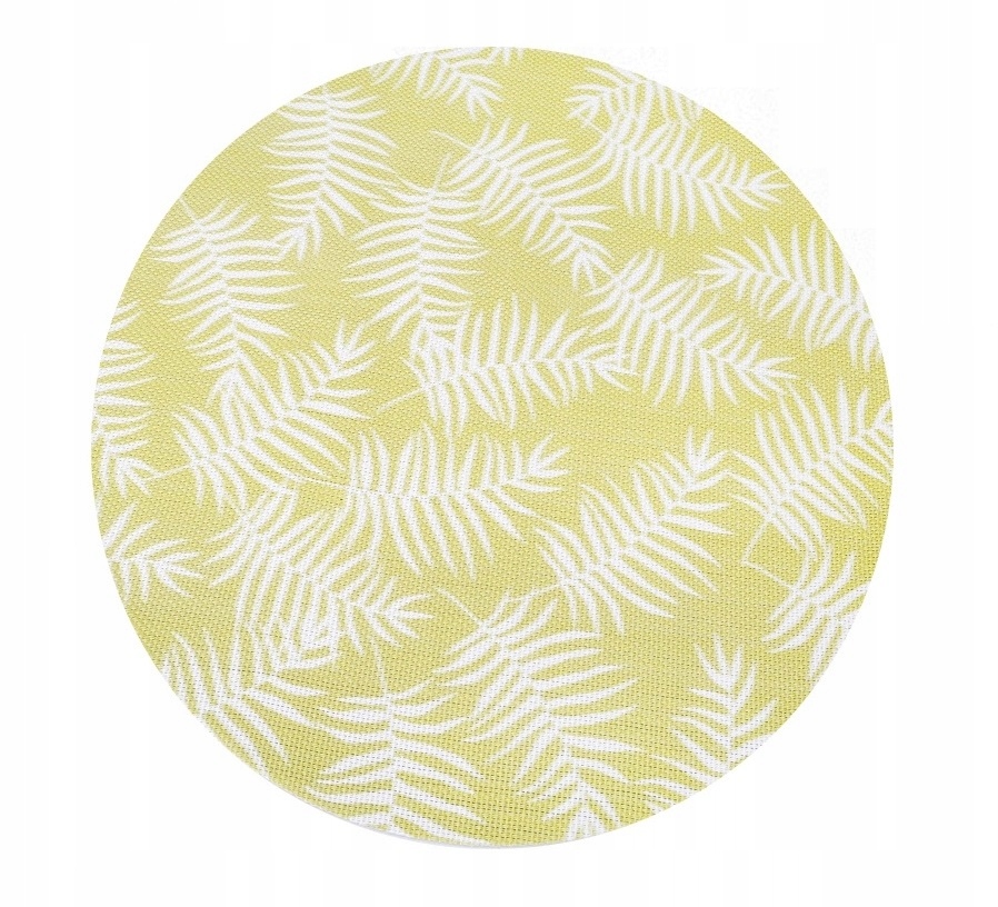 

Podkładka mata na stół okrągła Circle 38 cm listki