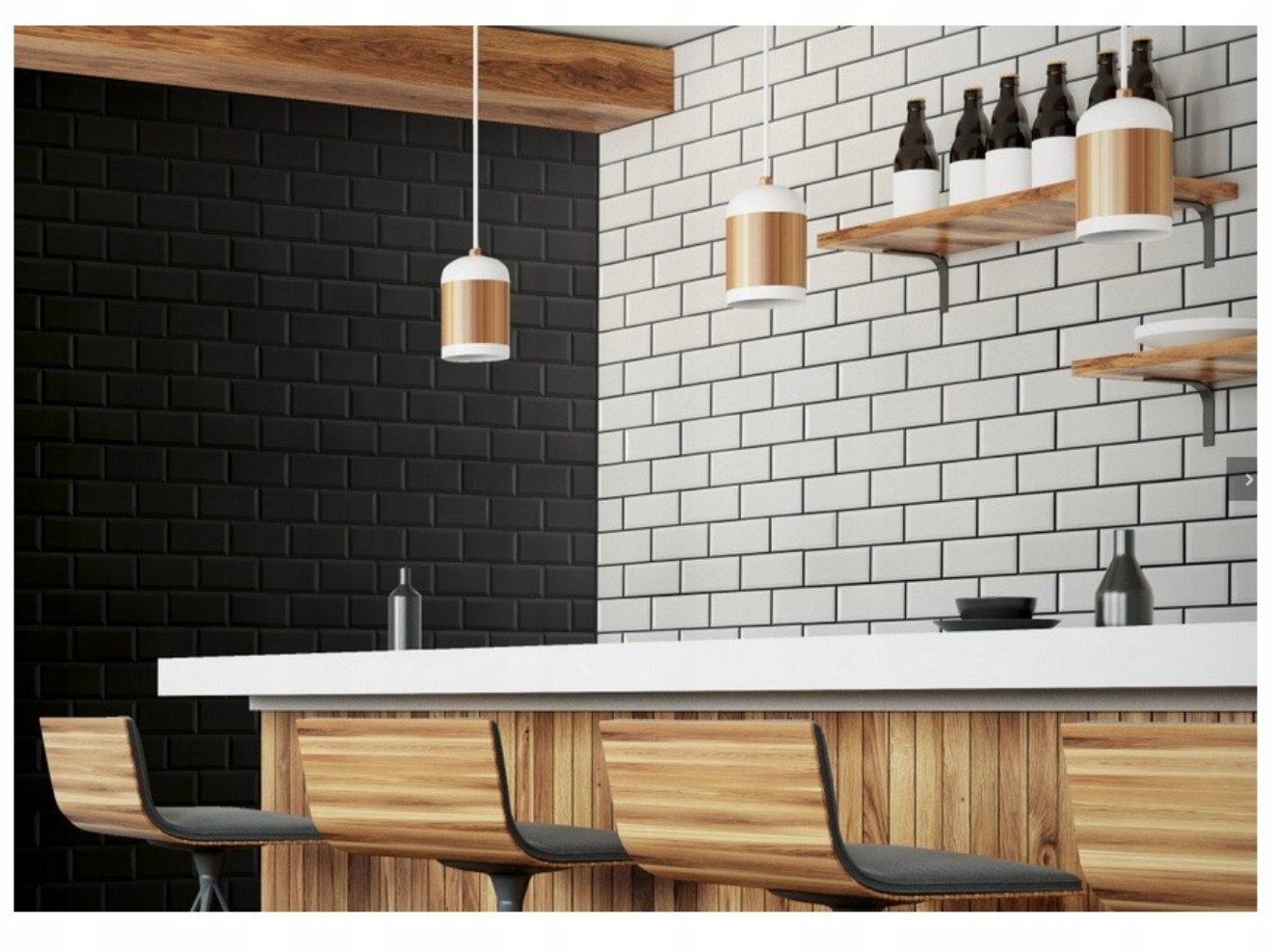 CEGIEŁKA BISELADO BLANCO POŁYSK FAZA 10x20 FABRESA Typ glazura