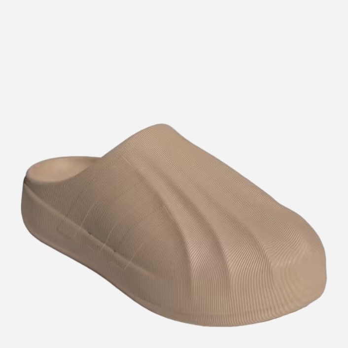 Adidas pánské pantofle na bazén Adifom Superstar Mule do vody hnědé béžové 39