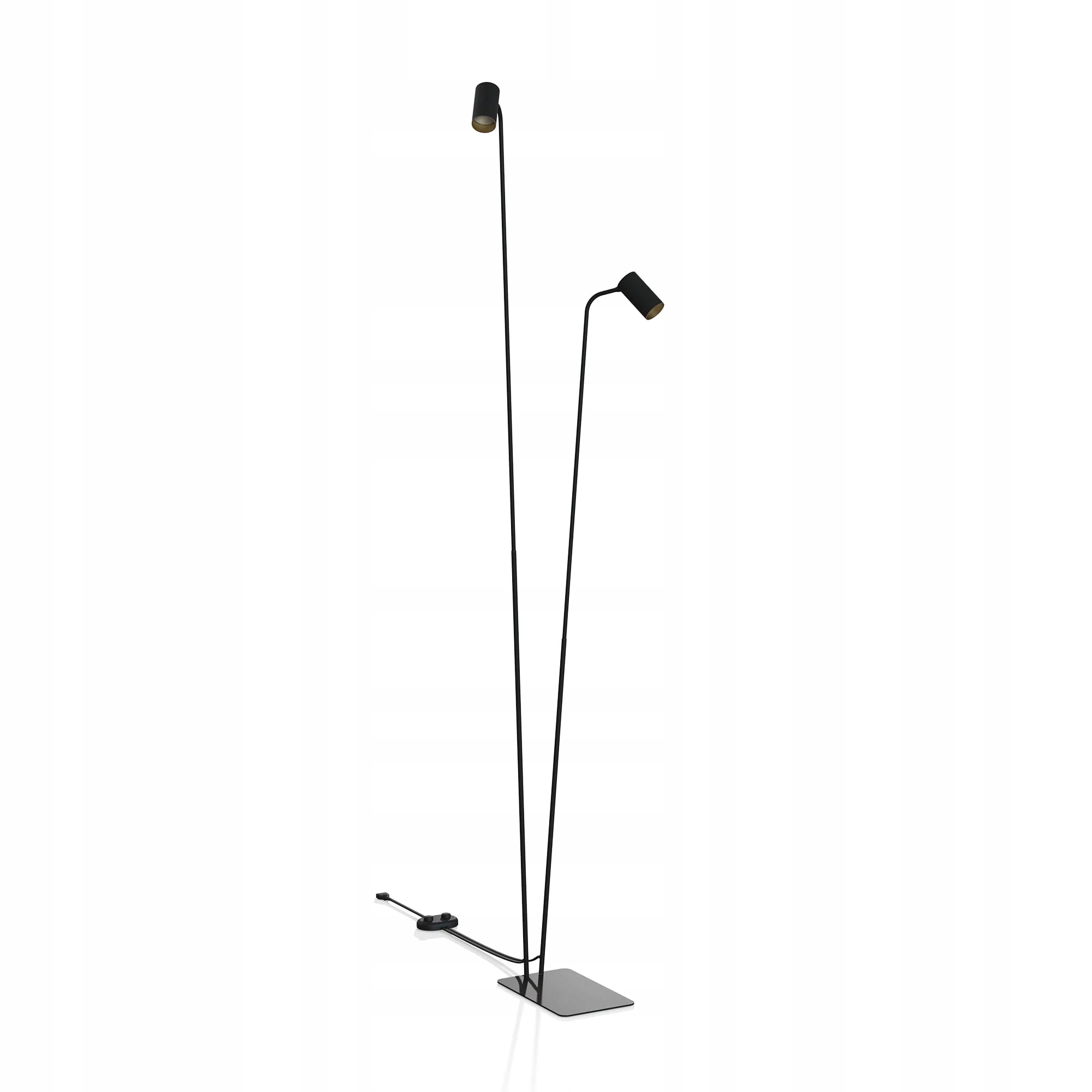 Nowodvorski Mono Led stojaca lampa čierna, 216 cm, 2xGU10