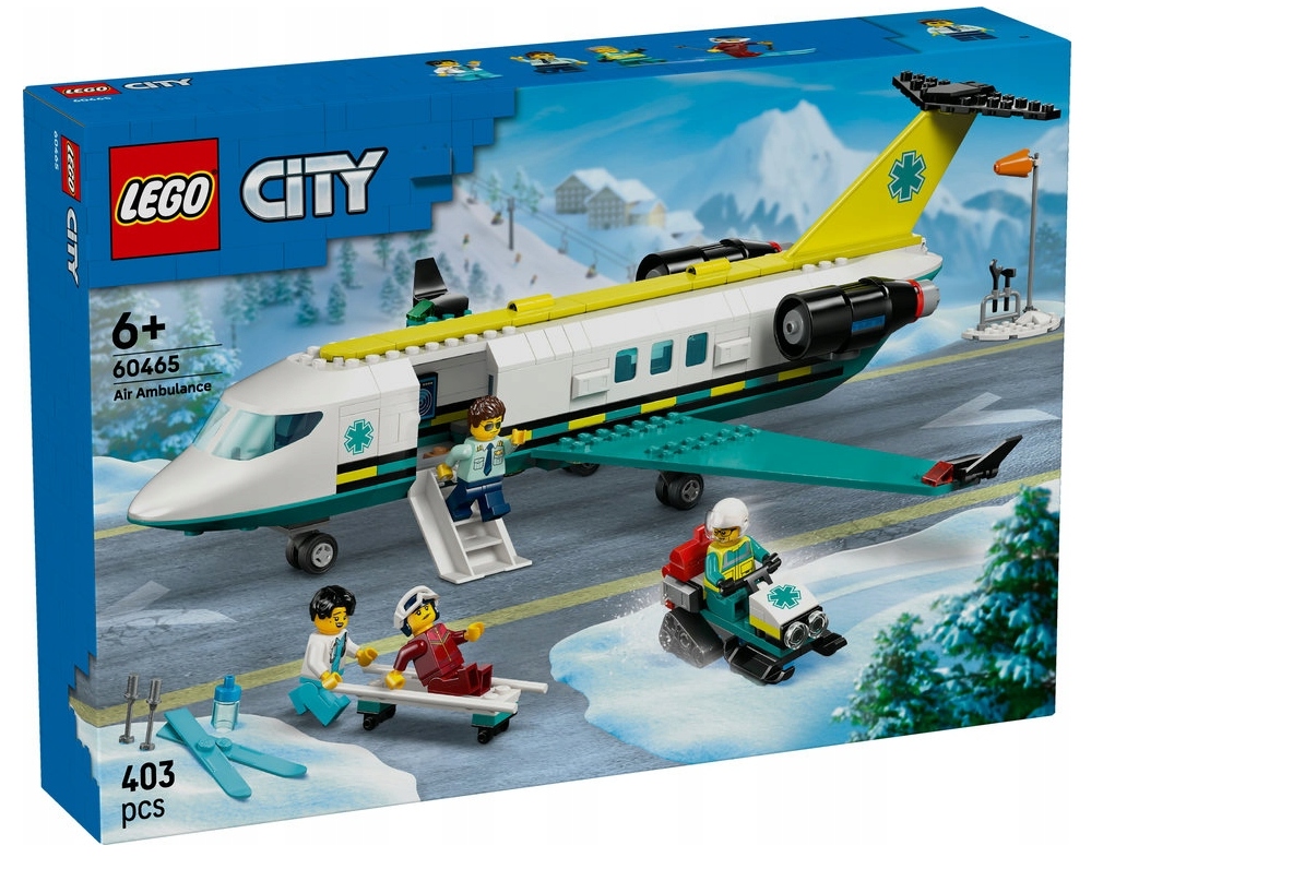Lego City 60465 Letadlo Záchranné Služby