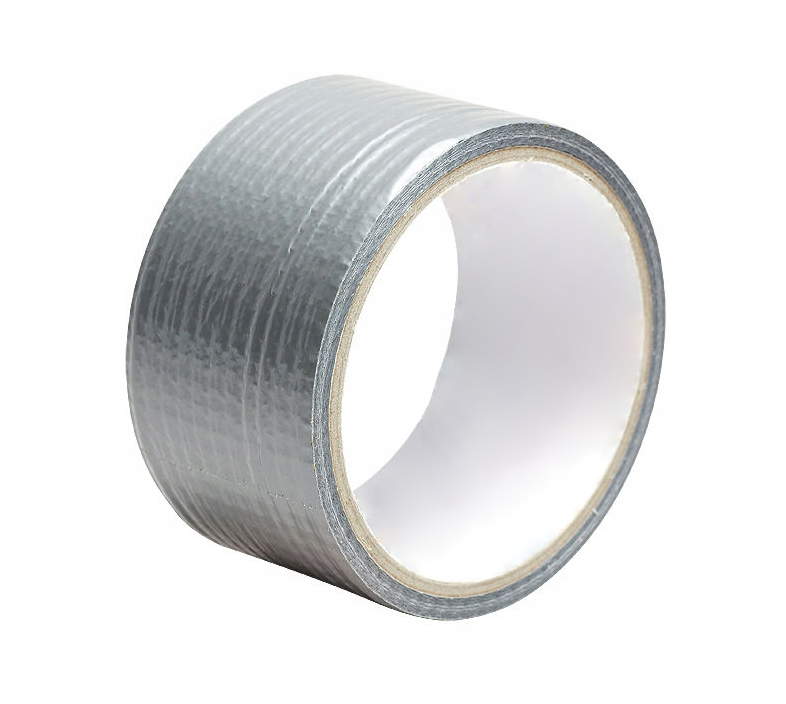 Taśma do otulin srebrna 48 mm *10 mb DUCT 208.030