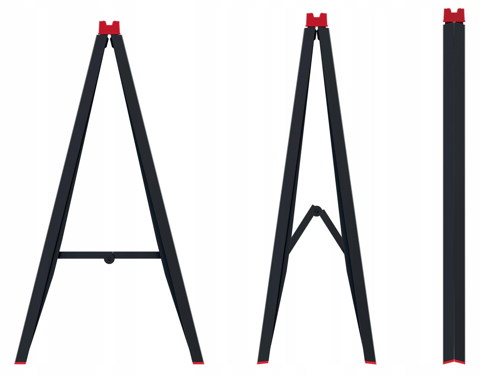 KISTENBERG MOCNY KOZIOŁEK KOBYŁKA SKŁADANY STOJAK Wysokość produktu 77 cm