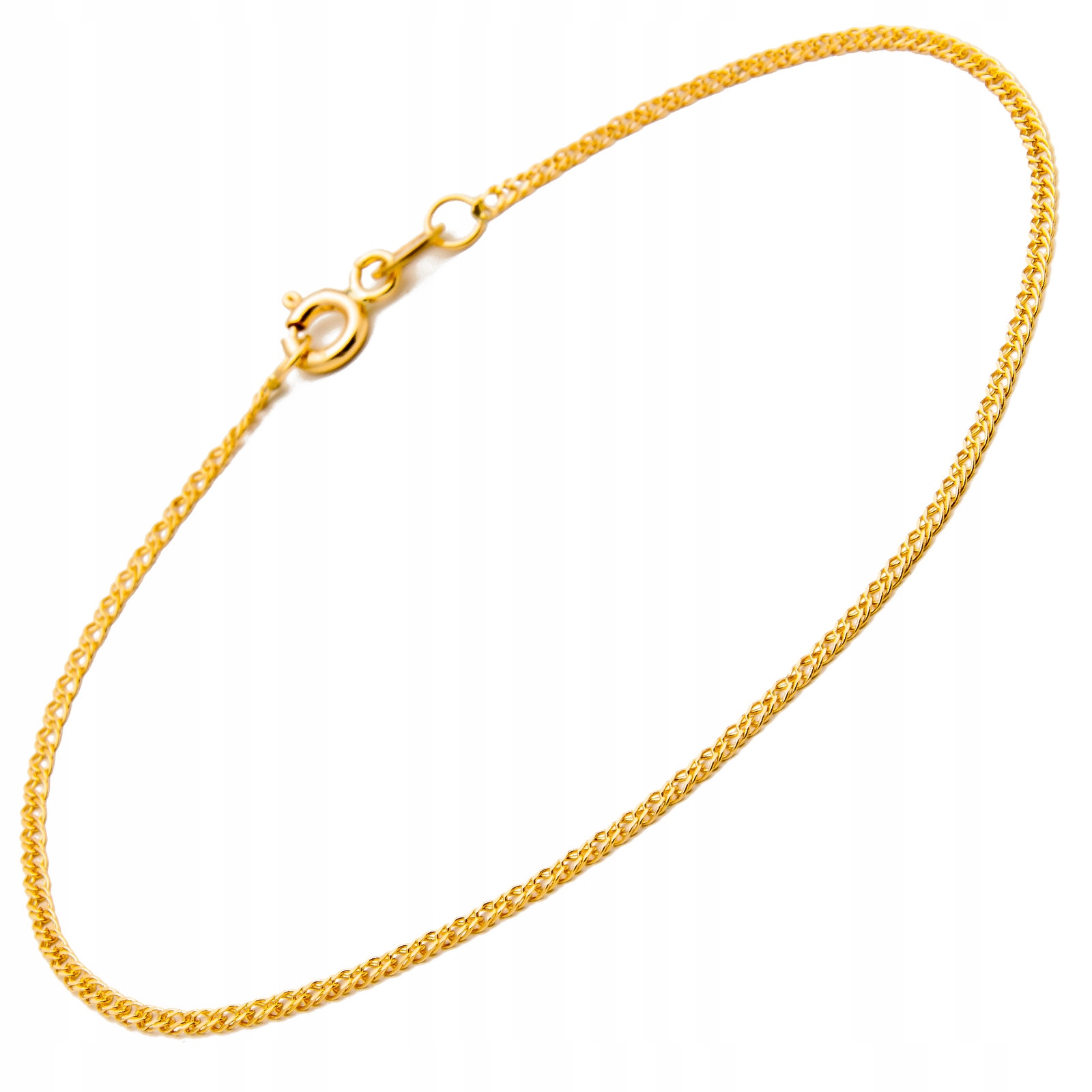 Zlatý náramek 585 liščí ocas