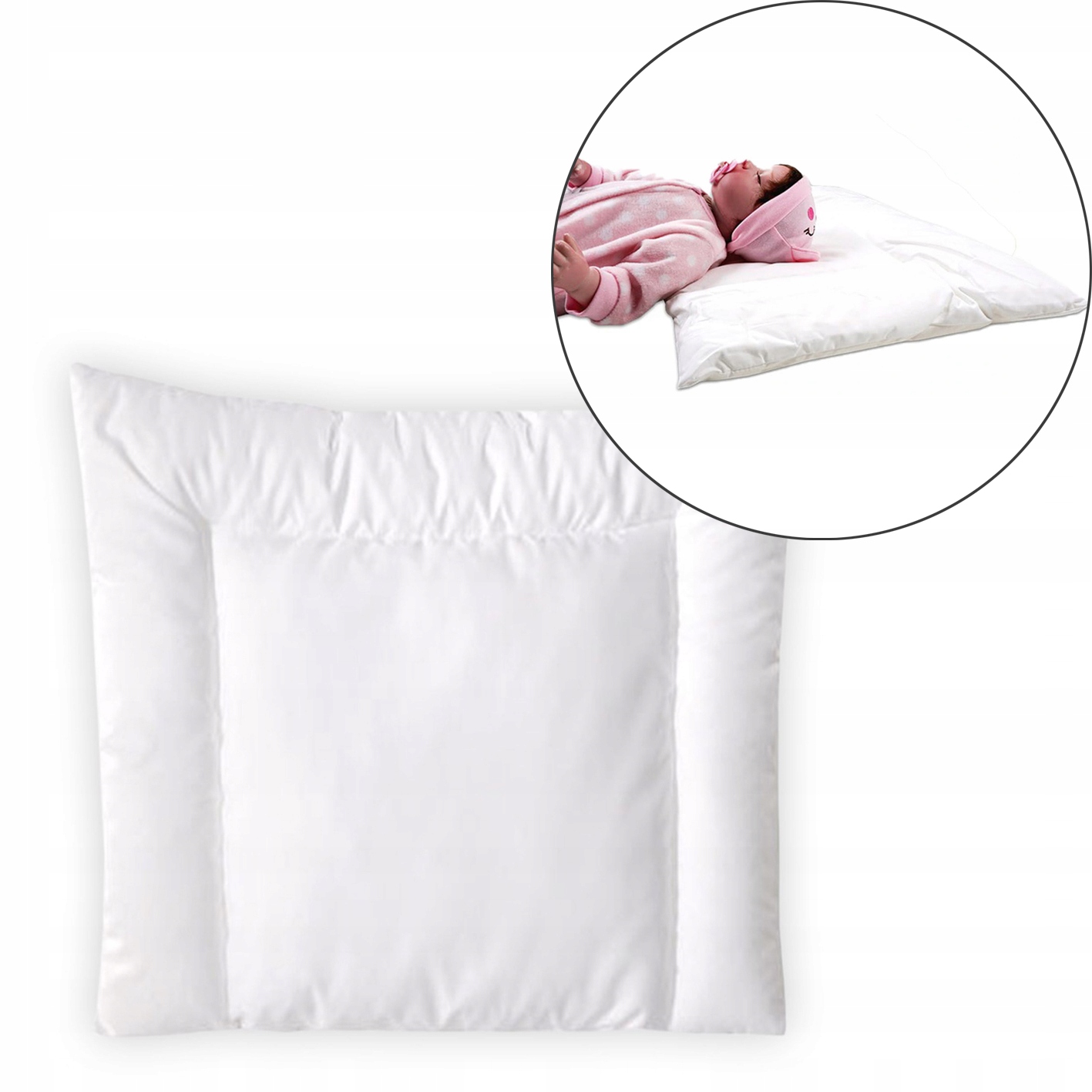

Płaska Poduszka Medical 40x40 Dla Dziecka Amw 95*C