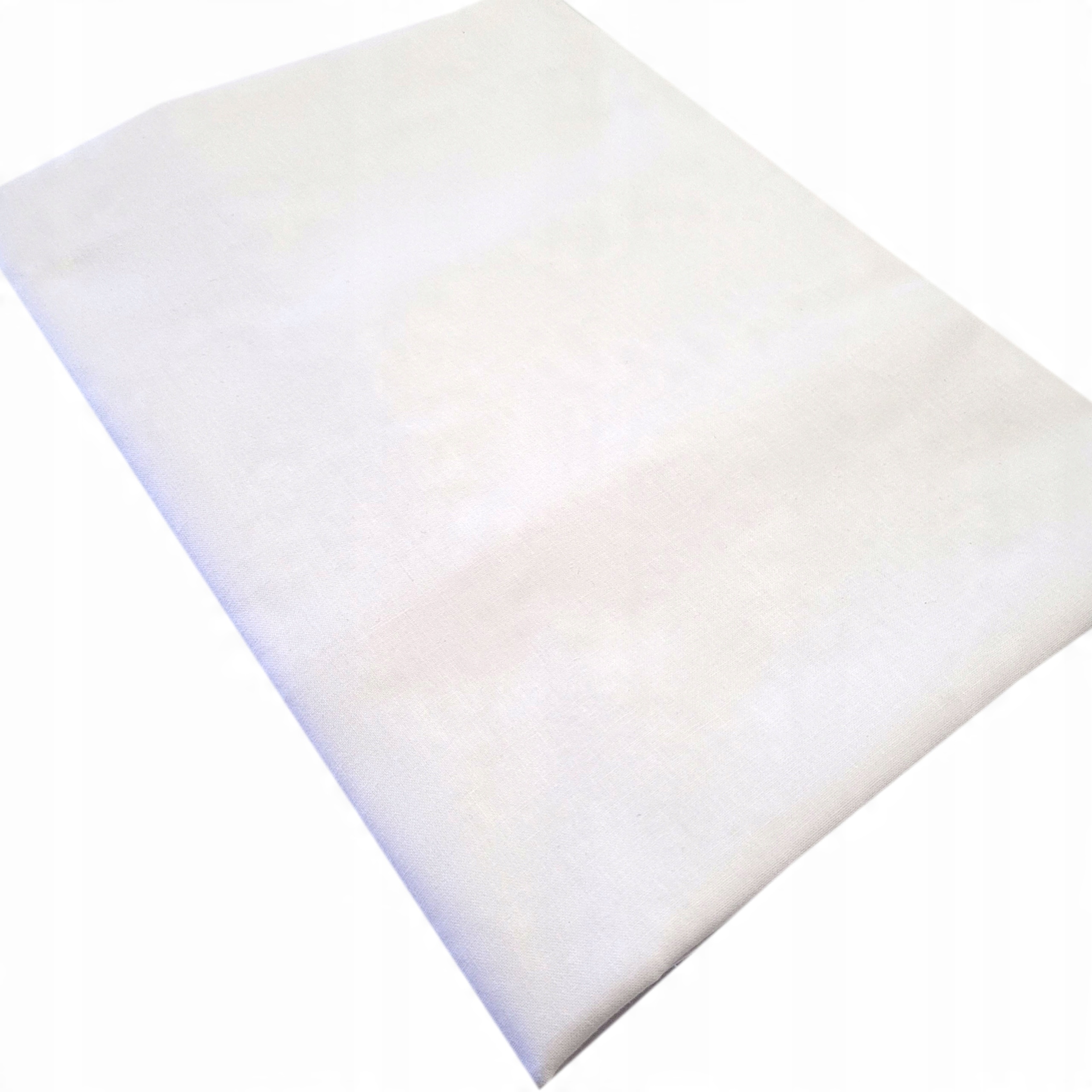 

Białe Prześcieradło z Bawełny 160x220 Bez Gumki