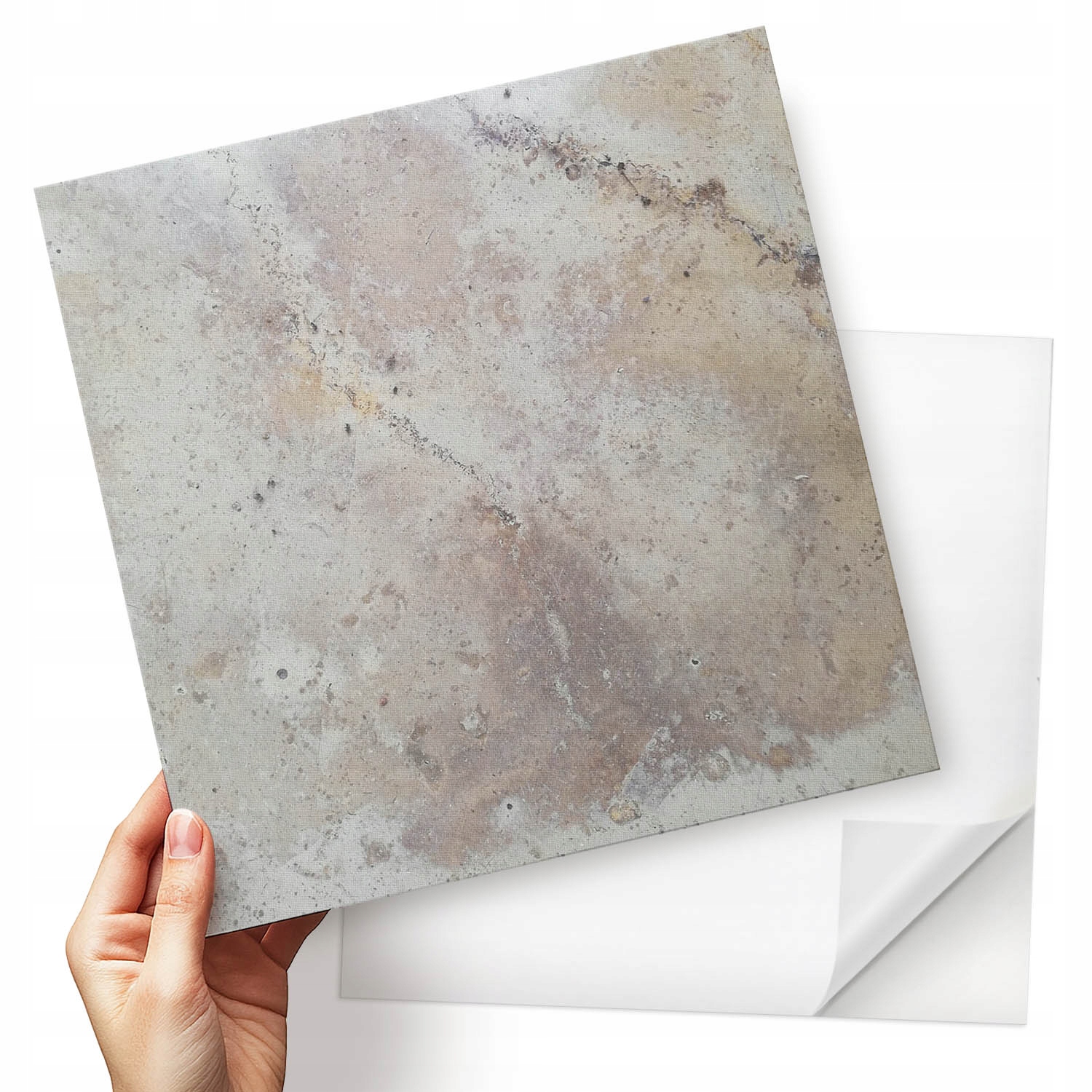 Sada vinylových dlaždic Jednoduchá montáž Kamenná struktura 9x30x30 cm