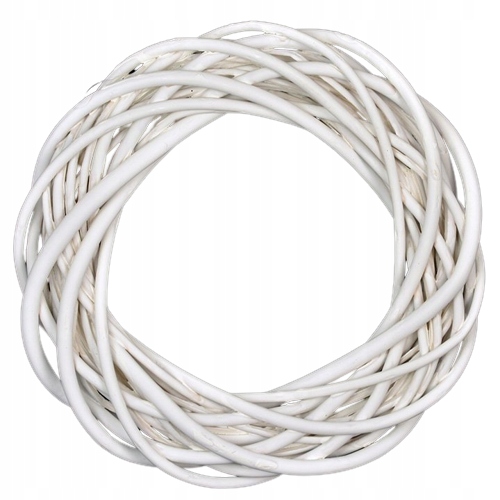 

Wianek wiklinowy biały 15 cm Ecodeco Import