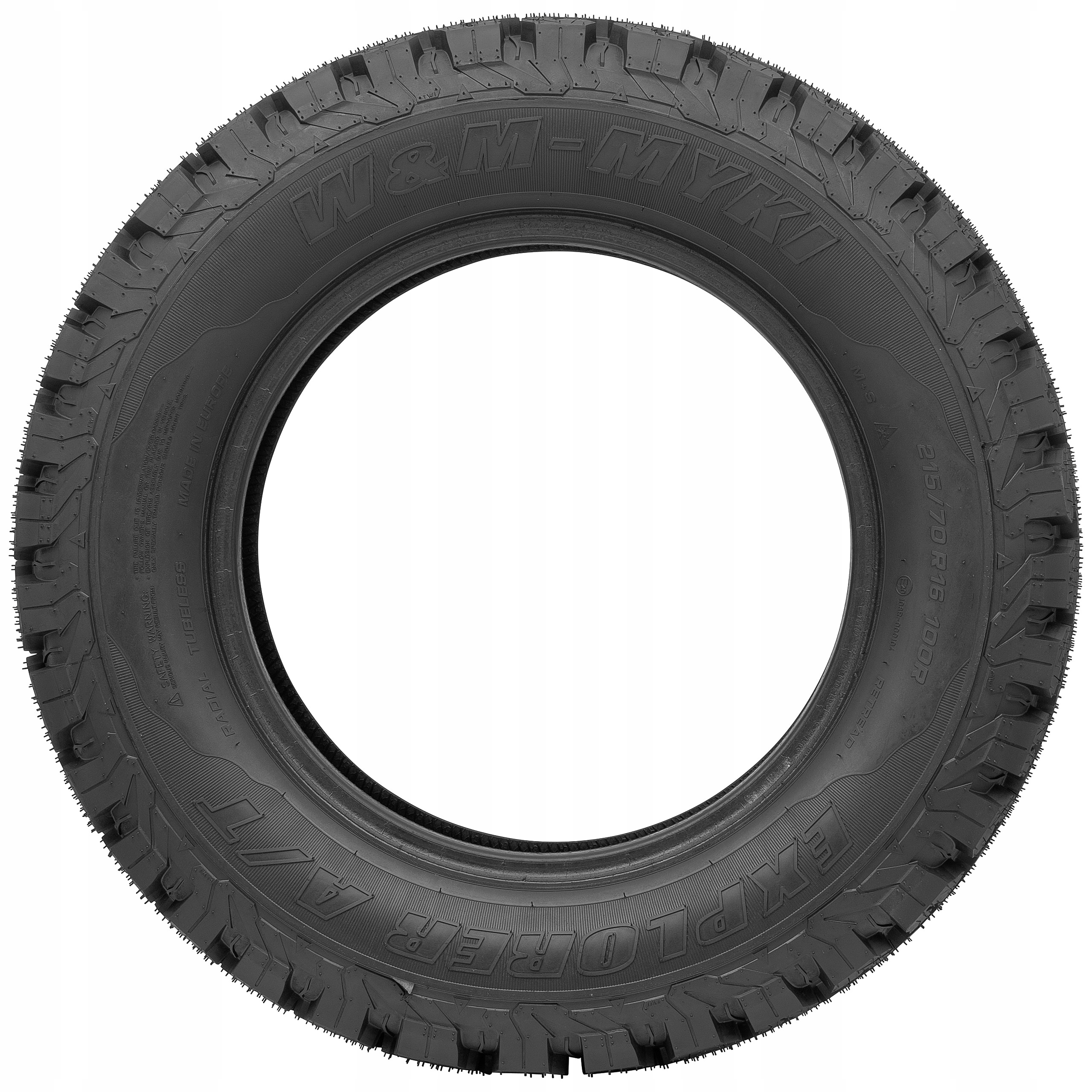 Opona 215/70 R16 CAŁOROCZNE WIELOSEZONOWE 4x4 AT Szerokość opony 215 mm